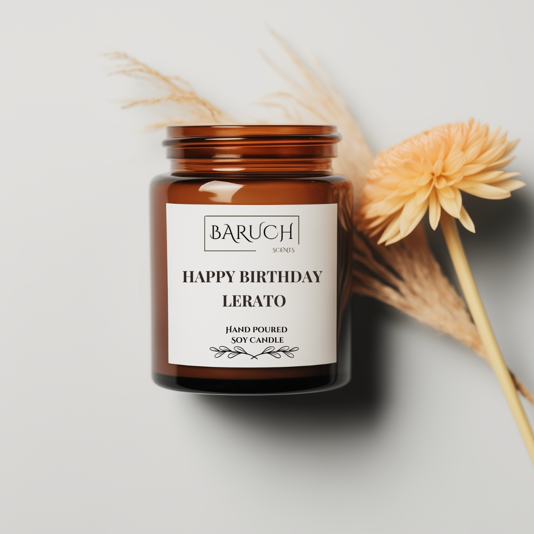 PERSONALISED CANDLES