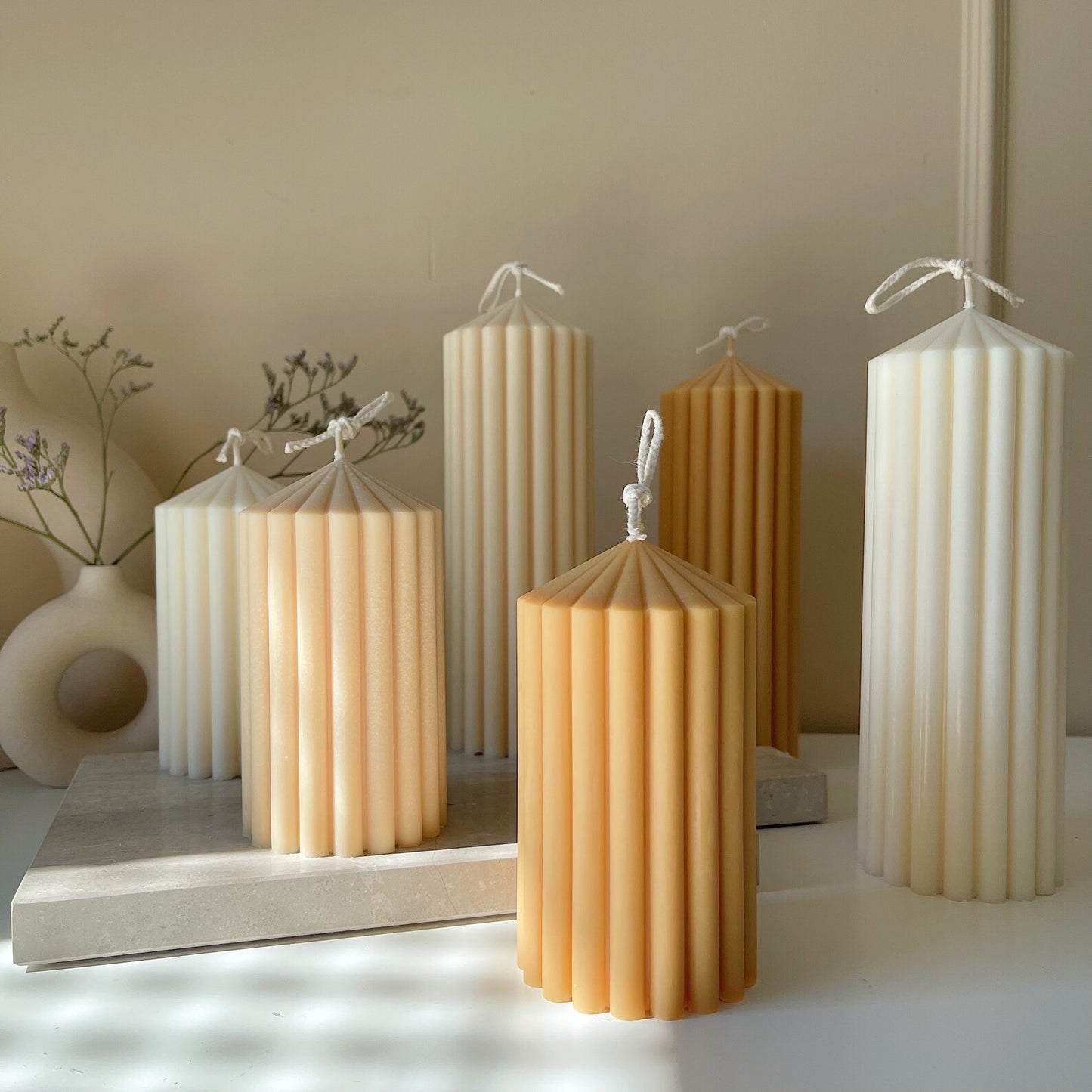 2 COLUMN CANDLES