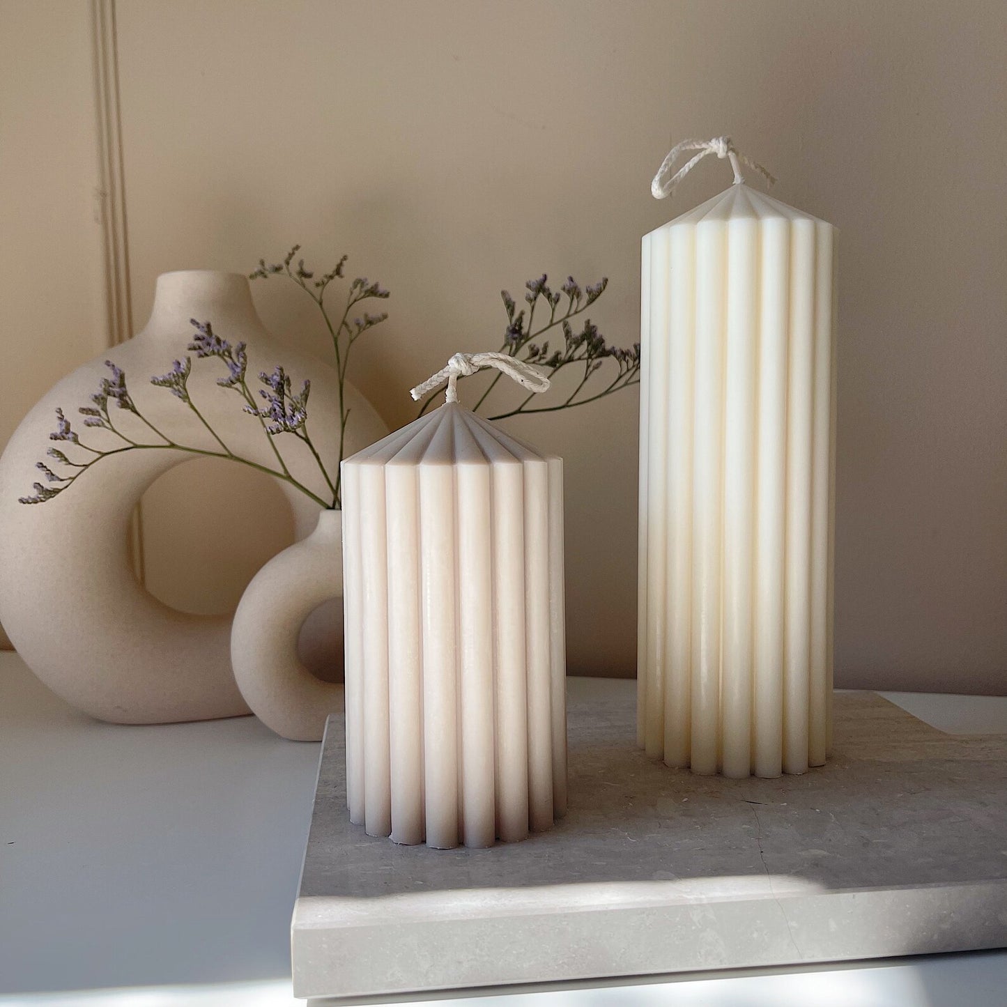 2 COLUMN CANDLES